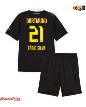 Borussia Dortmund Fabio Silva #21 Echipament de Fotbal Replică 2026-27 Copii Deplasare (+ Șorturi)